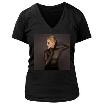 Brittany Murphy Women's Deep V-Neck TShirt