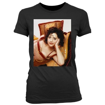 Brittany Murphy Women's Junior Cut Crewneck T-Shirt