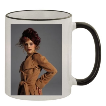 Brittany Murphy 11oz Colored Rim & Handle Mug