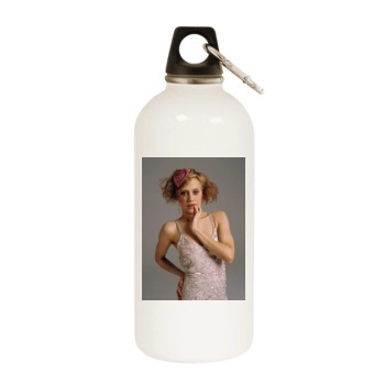 Brittany Murphy White Water Bottle With Carabiner