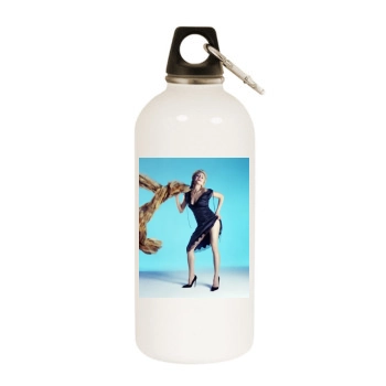 Brittany Murphy White Water Bottle With Carabiner