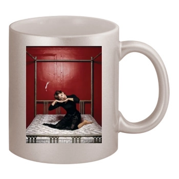 Brittany Murphy 11oz Metallic Silver Mug