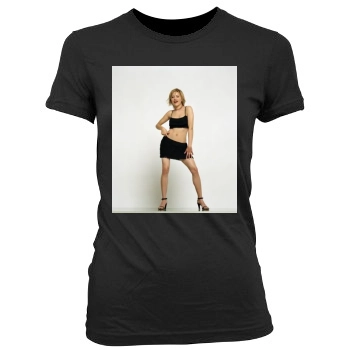 Brittany Murphy Women's Junior Cut Crewneck T-Shirt