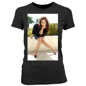 Brittany Murphy Women's Junior Cut Crewneck T-Shirt