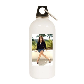 Brittany Murphy White Water Bottle With Carabiner