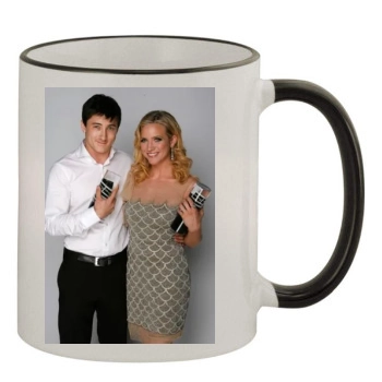 Brittany Snow 11oz Colored Rim & Handle Mug