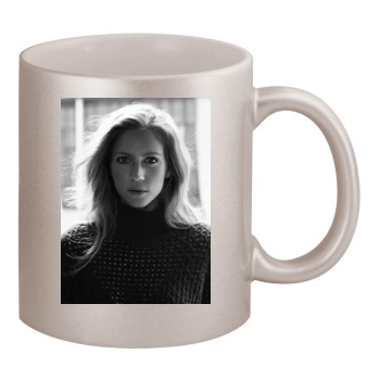 Brittany Snow 11oz Metallic Silver Mug