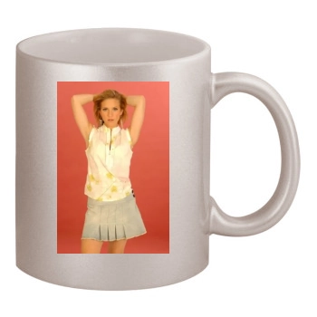 Brittany Snow 11oz Metallic Silver Mug