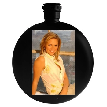 Brittany Snow Round Flask