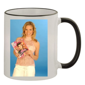 Brittany Snow 11oz Colored Rim & Handle Mug