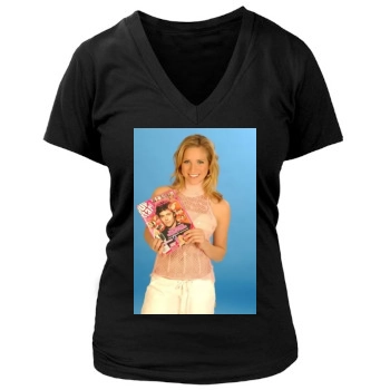 Brittany Snow Women's Deep V-Neck TShirt