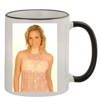 Brittany Snow 11oz Colored Rim & Handle Mug