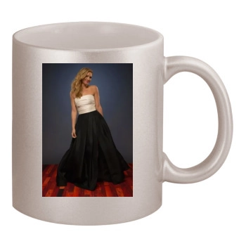 Brittany Snow 11oz Metallic Silver Mug