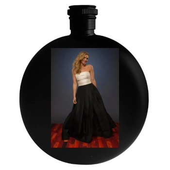 Brittany Snow Round Flask