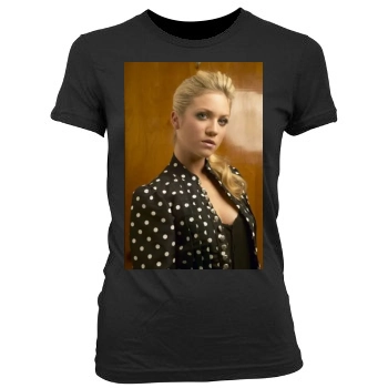 Brittany Snow Women's Junior Cut Crewneck T-Shirt