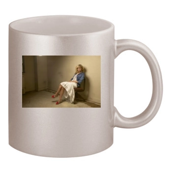 Brittany Snow 11oz Metallic Silver Mug