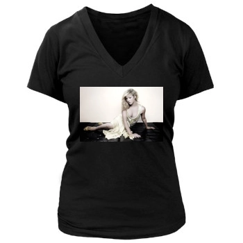 Brittany Snow Women's Deep V-Neck TShirt