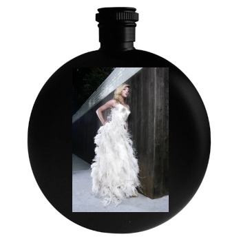 Brittany Snow Round Flask