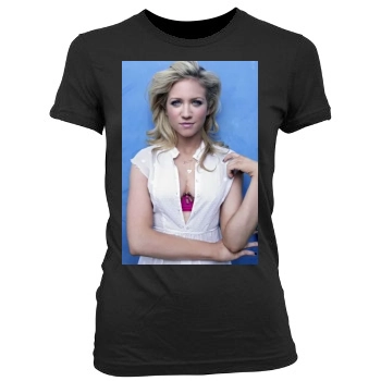 Brittany Snow Women's Junior Cut Crewneck T-Shirt