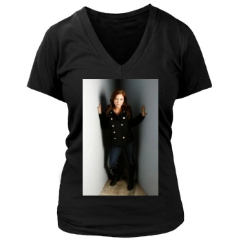 Brittany Snow Women's Deep V-Neck TShirt