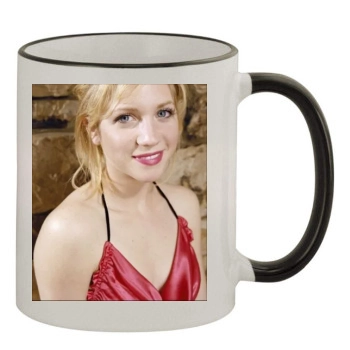 Brittany Snow 11oz Colored Rim & Handle Mug