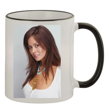 Brooke Burke 11oz Colored Rim & Handle Mug