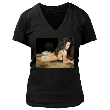 Brooke Burke Women's Deep V-Neck TShirt