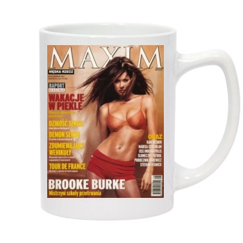 Brooke Burke 14oz White Statesman Mug