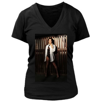 Brooke Burke Women's Deep V-Neck TShirt