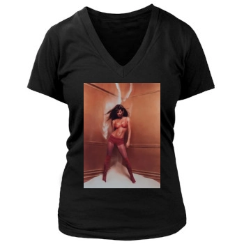 Brooke Burke Women's Deep V-Neck TShirt