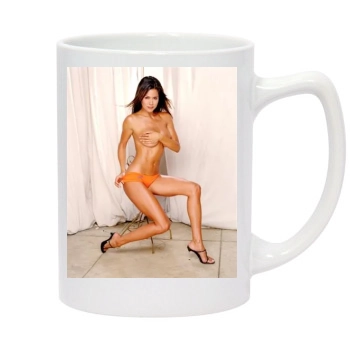 Brooke Burke 14oz White Statesman Mug