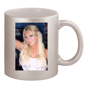 Brooke Hogan 11oz Metallic Silver Mug