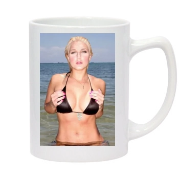 Brooke Hogan 14oz White Statesman Mug