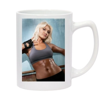 Brooke Hogan 14oz White Statesman Mug