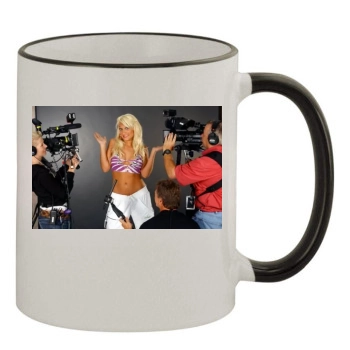 Brooke Hogan 11oz Colored Rim & Handle Mug