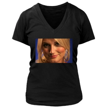 Brooke Hogan Women's Deep V-Neck TShirt