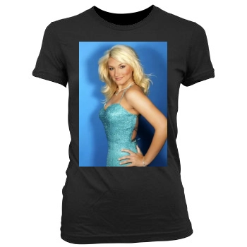 Brooke Hogan Women's Junior Cut Crewneck T-Shirt