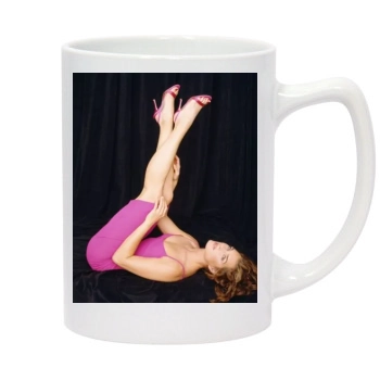 Brooke Shields 14oz White Statesman Mug