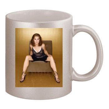 Brooke Shields 11oz Metallic Silver Mug