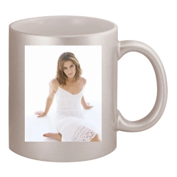 Brooke Shields 11oz Metallic Silver Mug