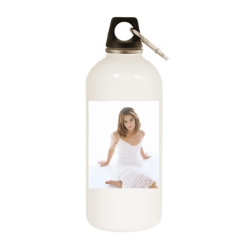 Brooke Shields White Water Bottle With Carabiner