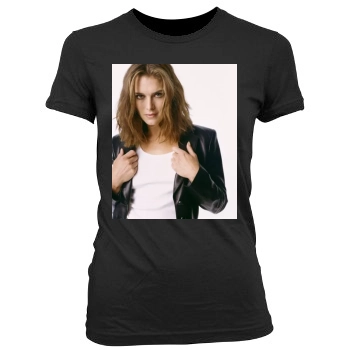 Brooke Shields Women's Junior Cut Crewneck T-Shirt