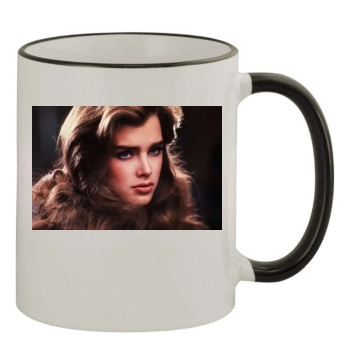 Brooke Shields 11oz Colored Rim & Handle Mug