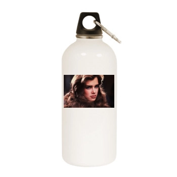 Brooke Shields White Water Bottle With Carabiner