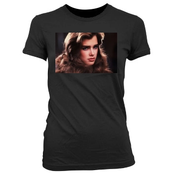 Brooke Shields Women's Junior Cut Crewneck T-Shirt