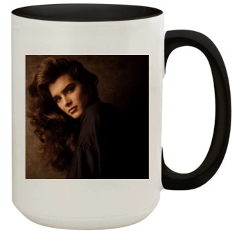 Brooke Shields 15oz Colored Inner & Handle Mug