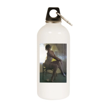 Brooke Shields White Water Bottle With Carabiner