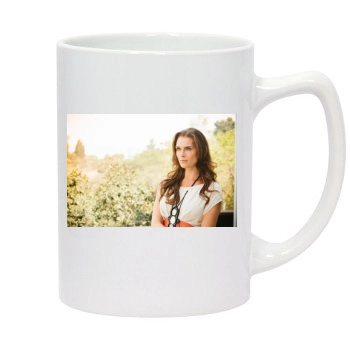 Brooke Shields 14oz White Statesman Mug