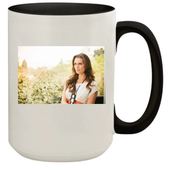 Brooke Shields 15oz Colored Inner & Handle Mug