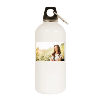 Brooke Shields White Water Bottle With Carabiner